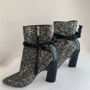 JIMMY CHOO HENRIETTA GLITTER STAR BOOTIES